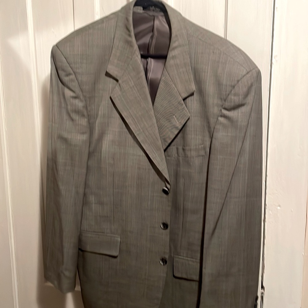 marco carelli 3 button blazer designed in italy double breasted size 42 regular